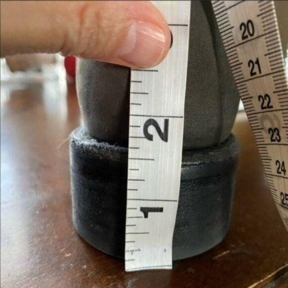 Allsaints Classic Leather Motorcycle Biker Boots EU 37/US 6 Gray Moto - Picture 13 of 16